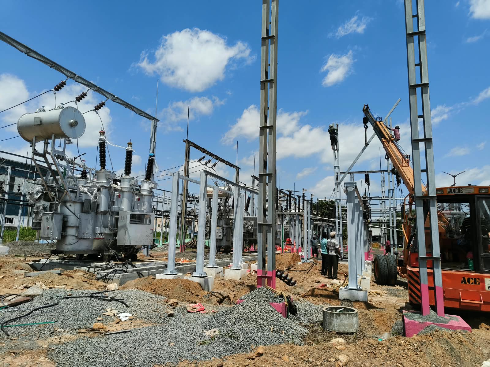 Power Distribution and Installation of 110KV, 33KV, 11KV