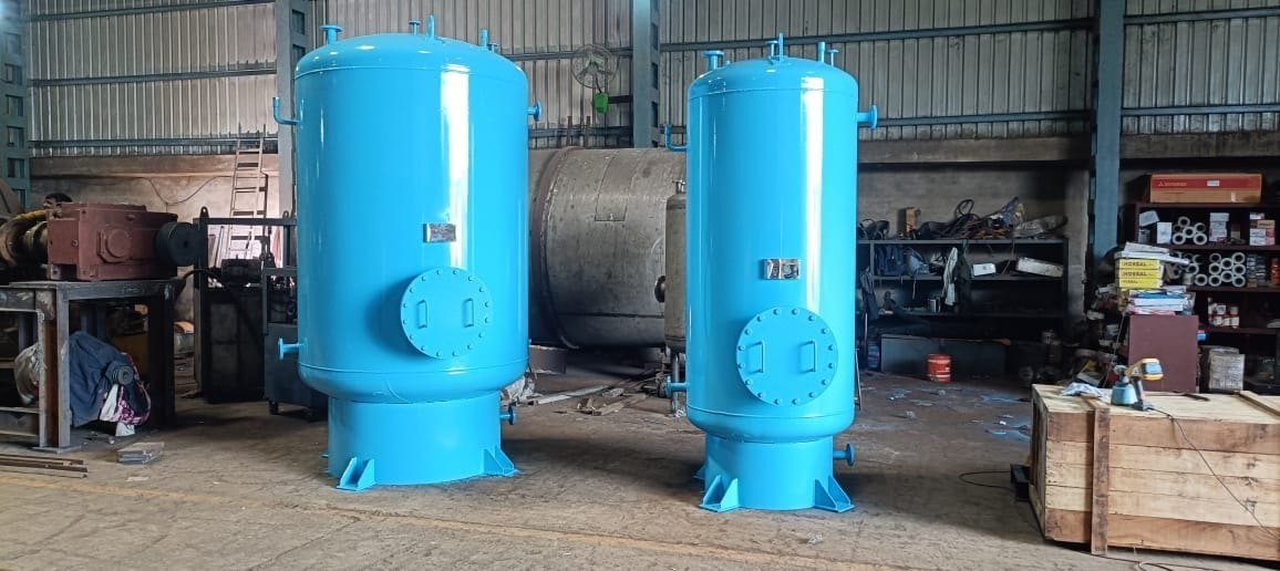 High Pressure Air Pipeline and Receiver Tank Installation &ndash; photo 3