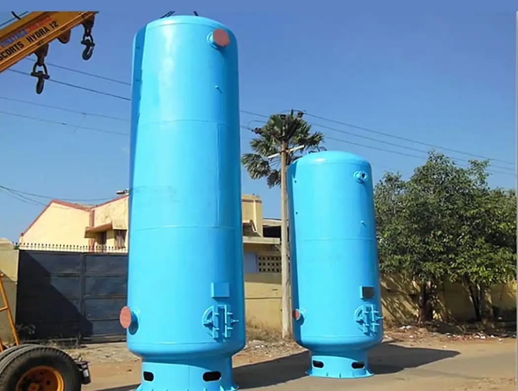 High Pressure Air Pipeline and Receiver Tank Installation &ndash; photo 4